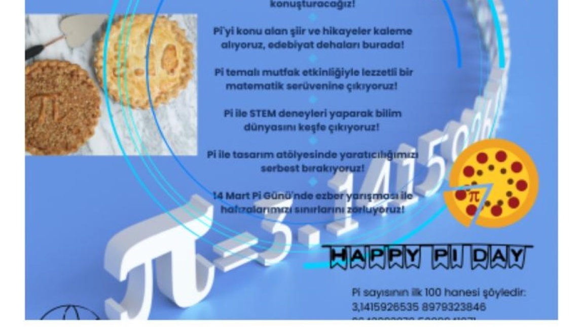 Pi'nin Peşinde: Bilim, Sanat, Eğlence eTwinning Projemiz Başladı